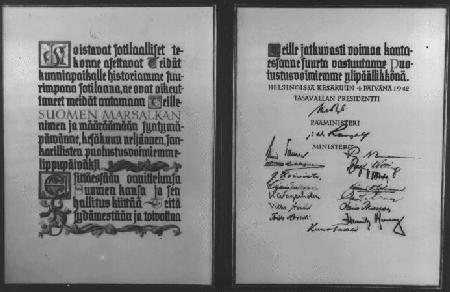 Valtioneuvoston 75-vuotisonnittelu